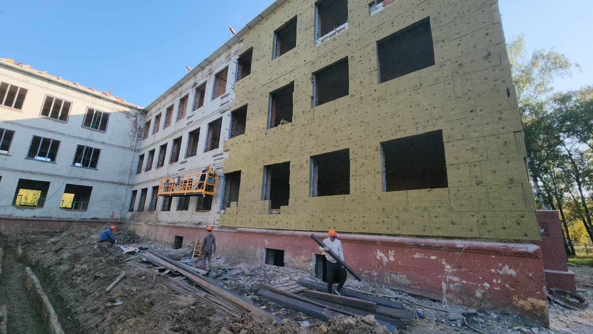 Школа, Реконструкция, Лобня,