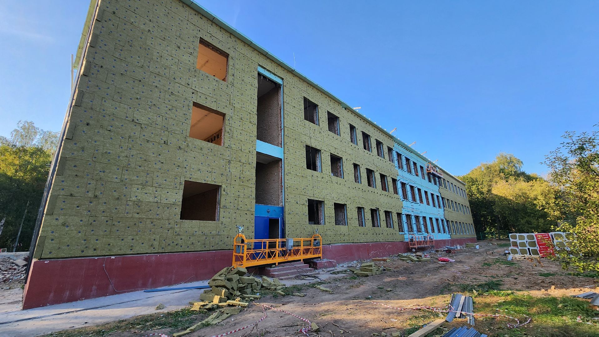 Школа, Реконструкция, Лобня,