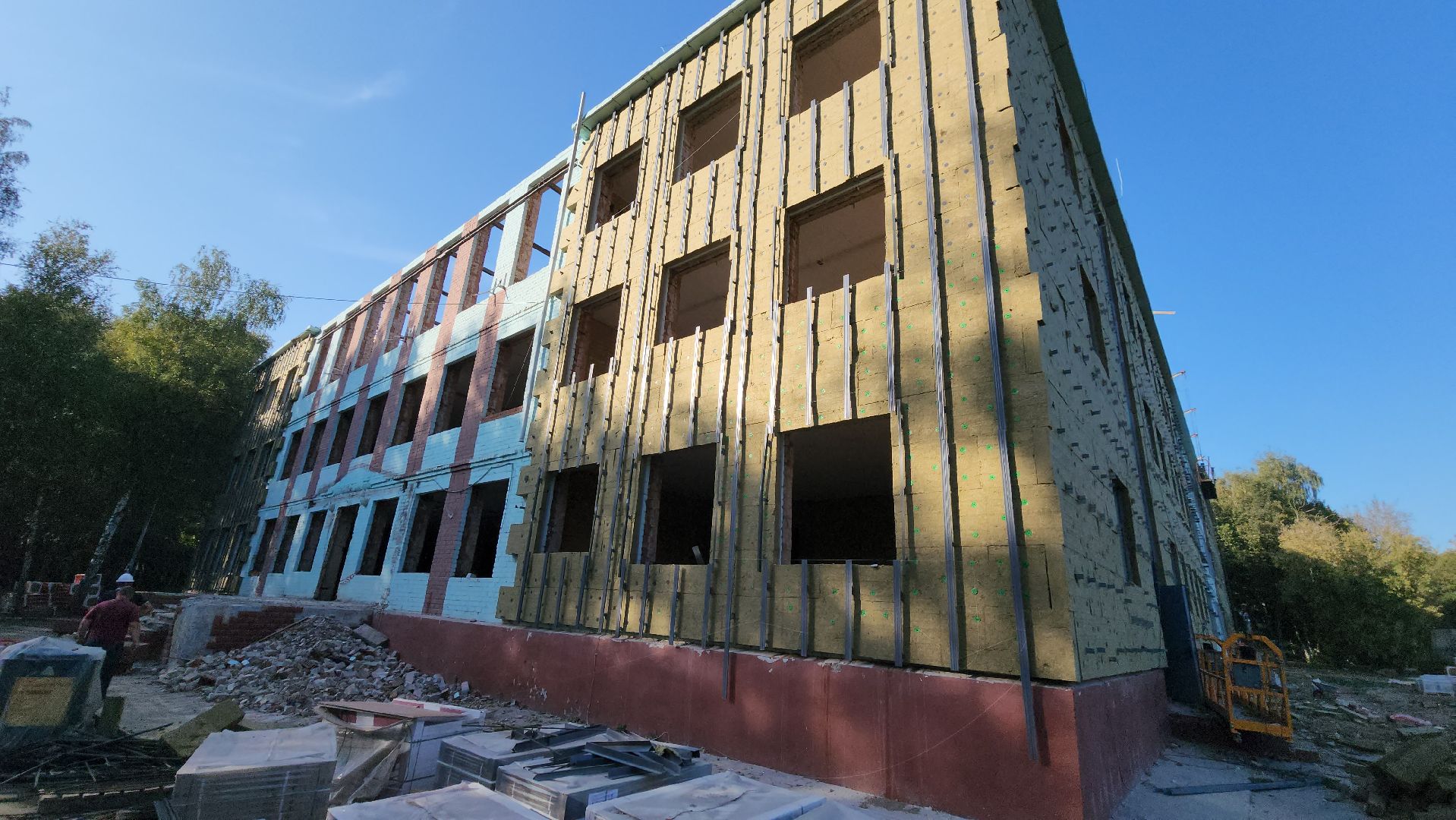 Школа, Реконструкция, Лобня,