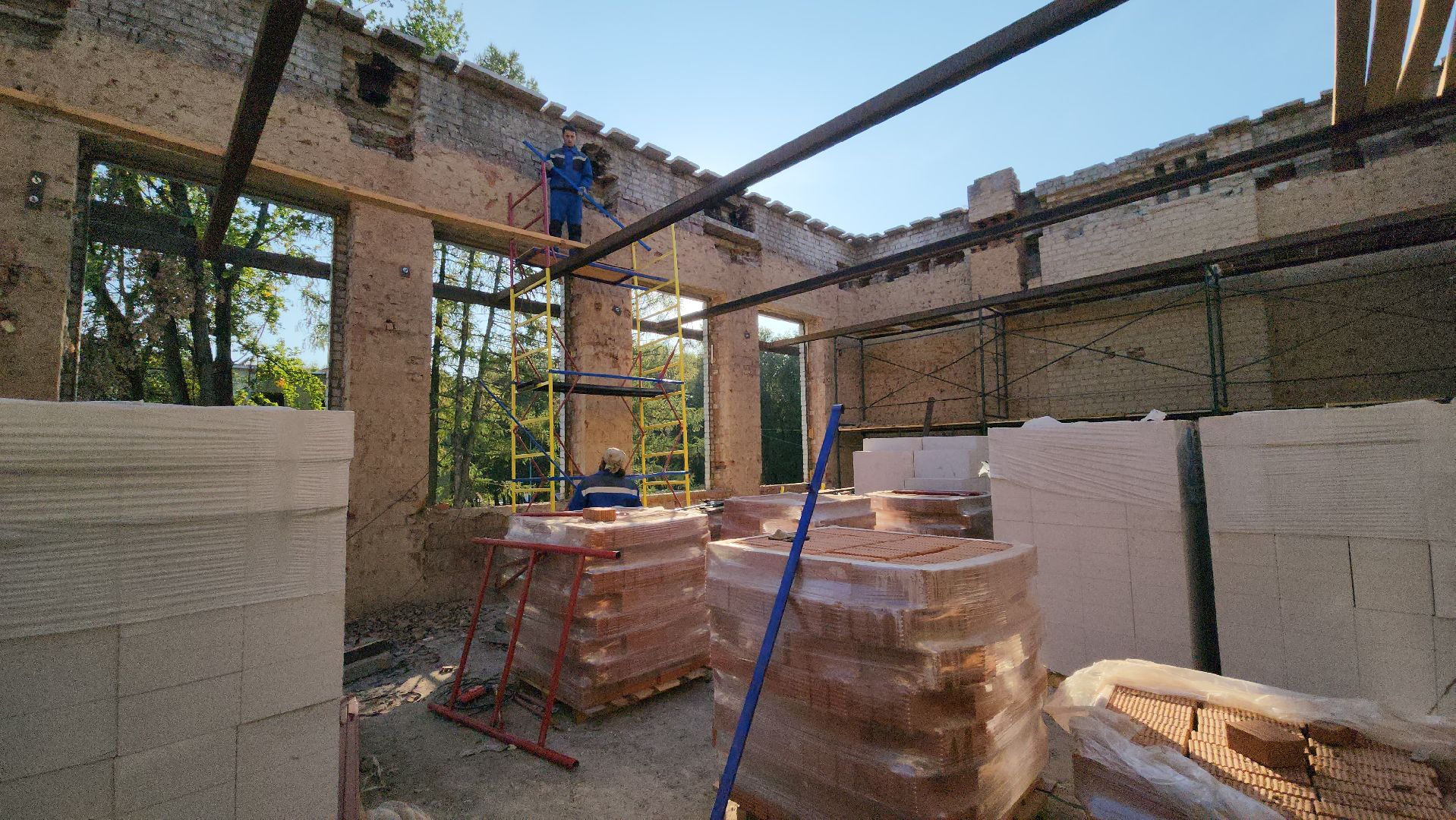 Школа, Реконструкция, Лобня,