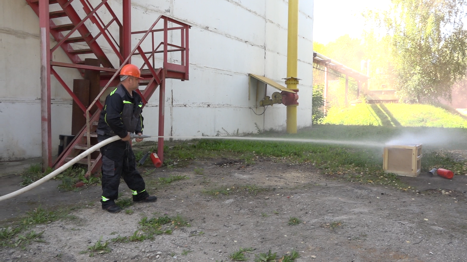 учения антитеррор, учения го и чс, Власиха котельная 3, тренировка ликвидация ЧС, Промспас,