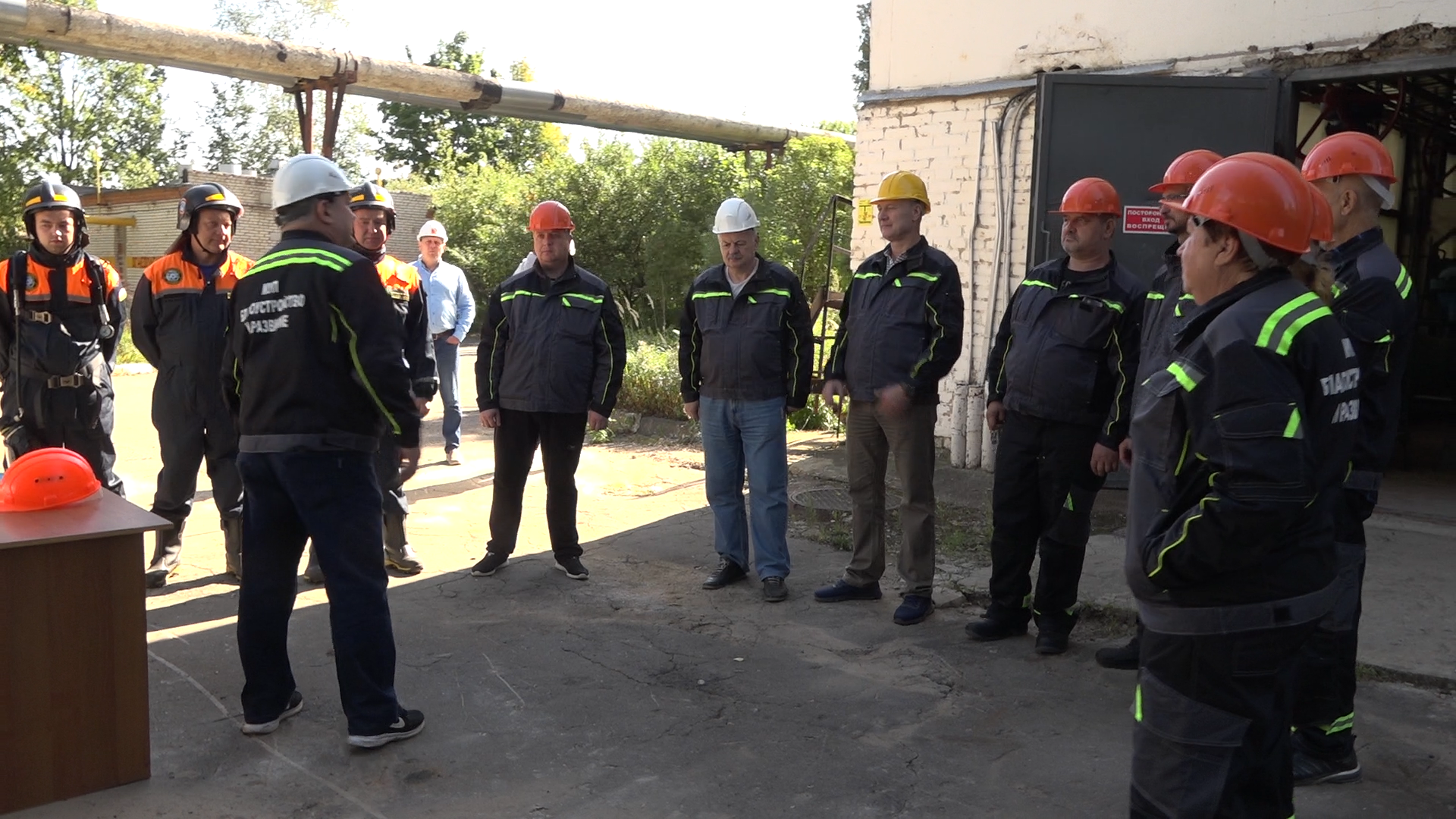 учения антитеррор, учения го и чс, Власиха котельная 3, тренировка ликвидация ЧС, Промспас,