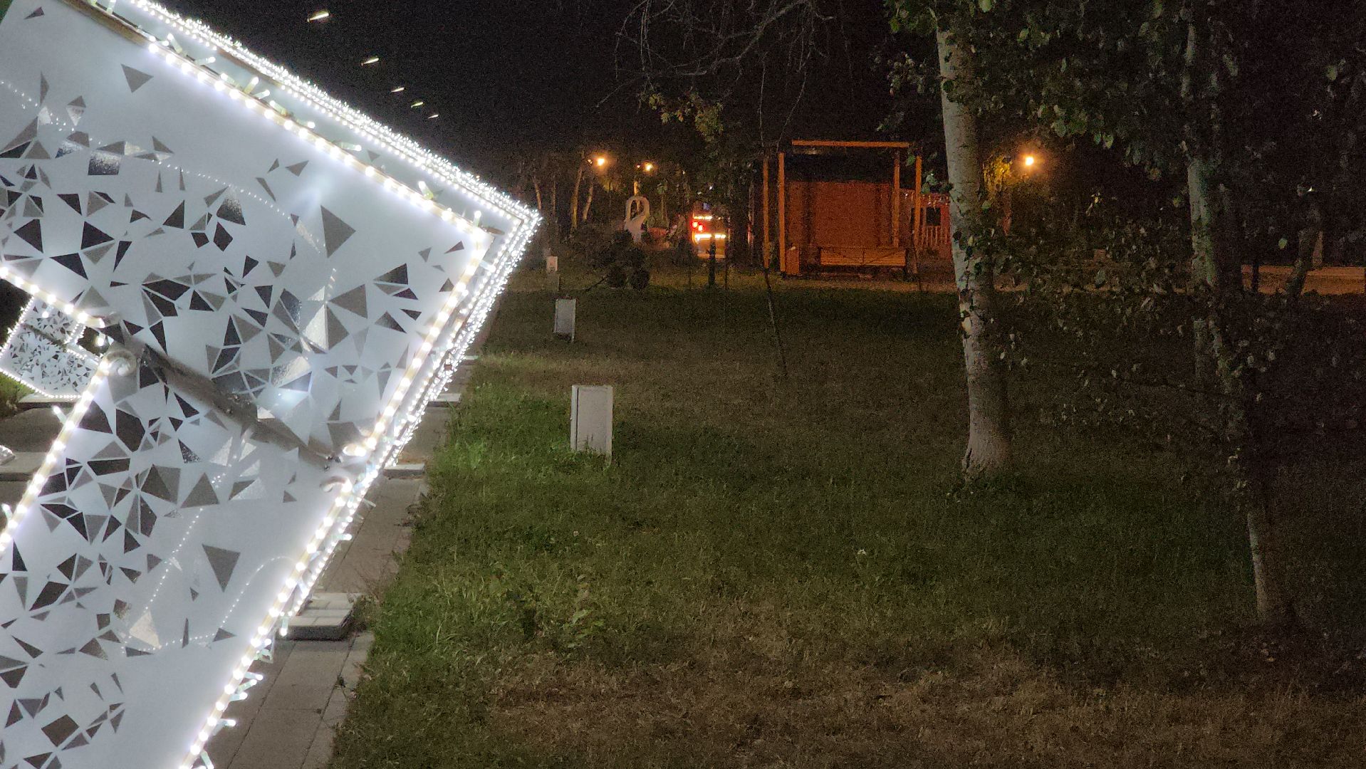 долгопрудный, центральный парк, светодиоды, цветник,клумбы,