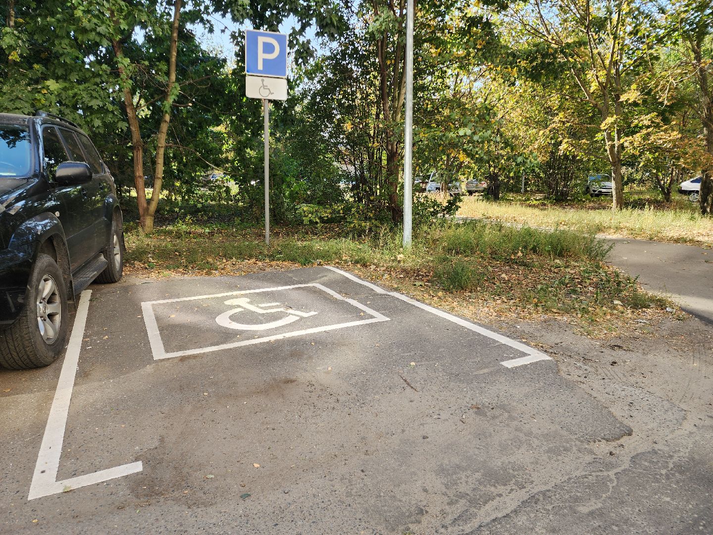 Черноголовка, Дороги, Дорожная разметка, Парковки,