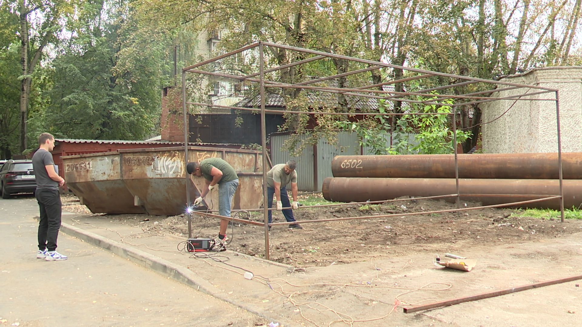 Реутов, контейнерные площадки, единый стиль, мусор, мусорные контейнеры,