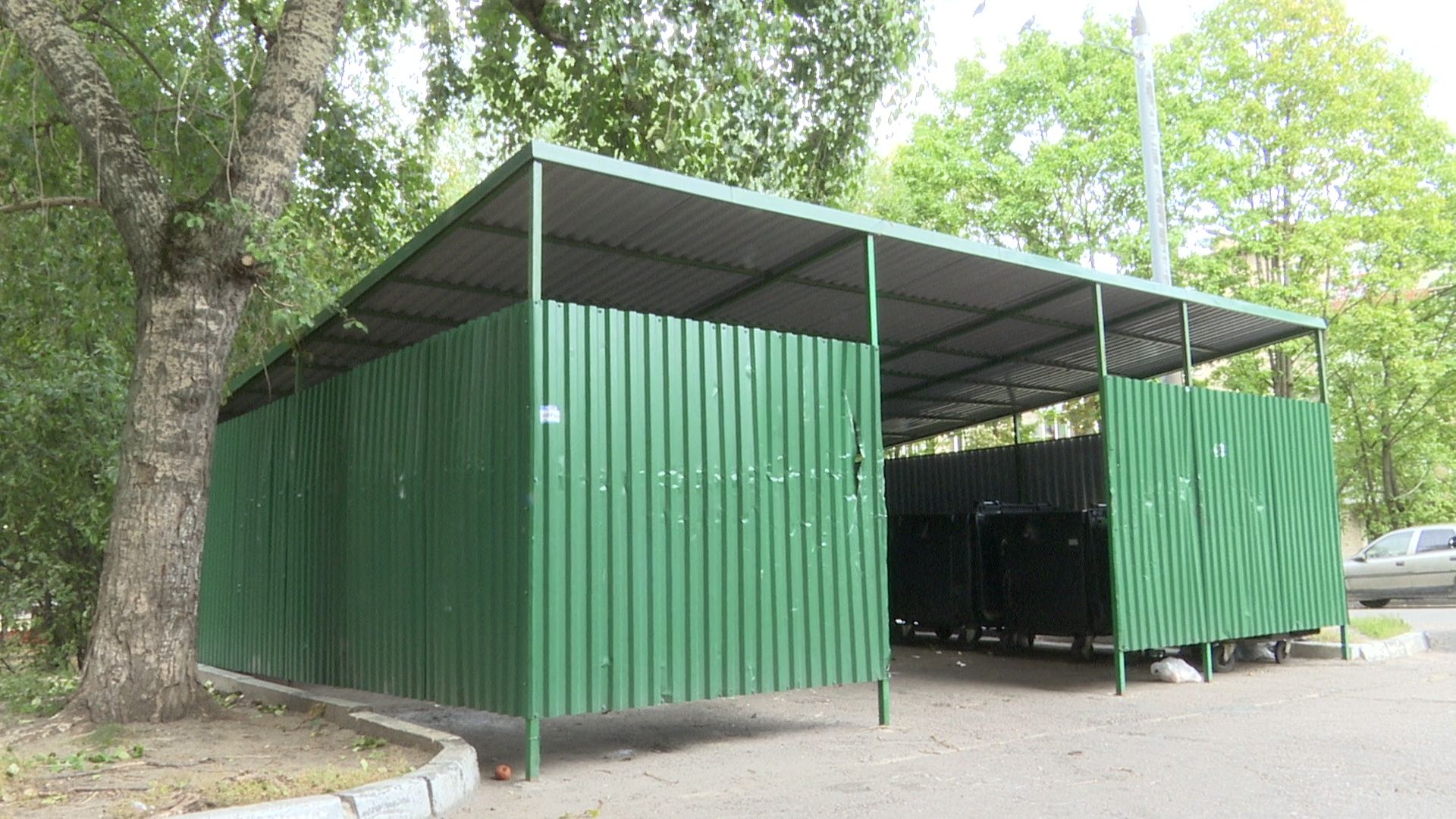 Реутов, контейнерные площадки, единый стиль, мусор, мусорные контейнеры,