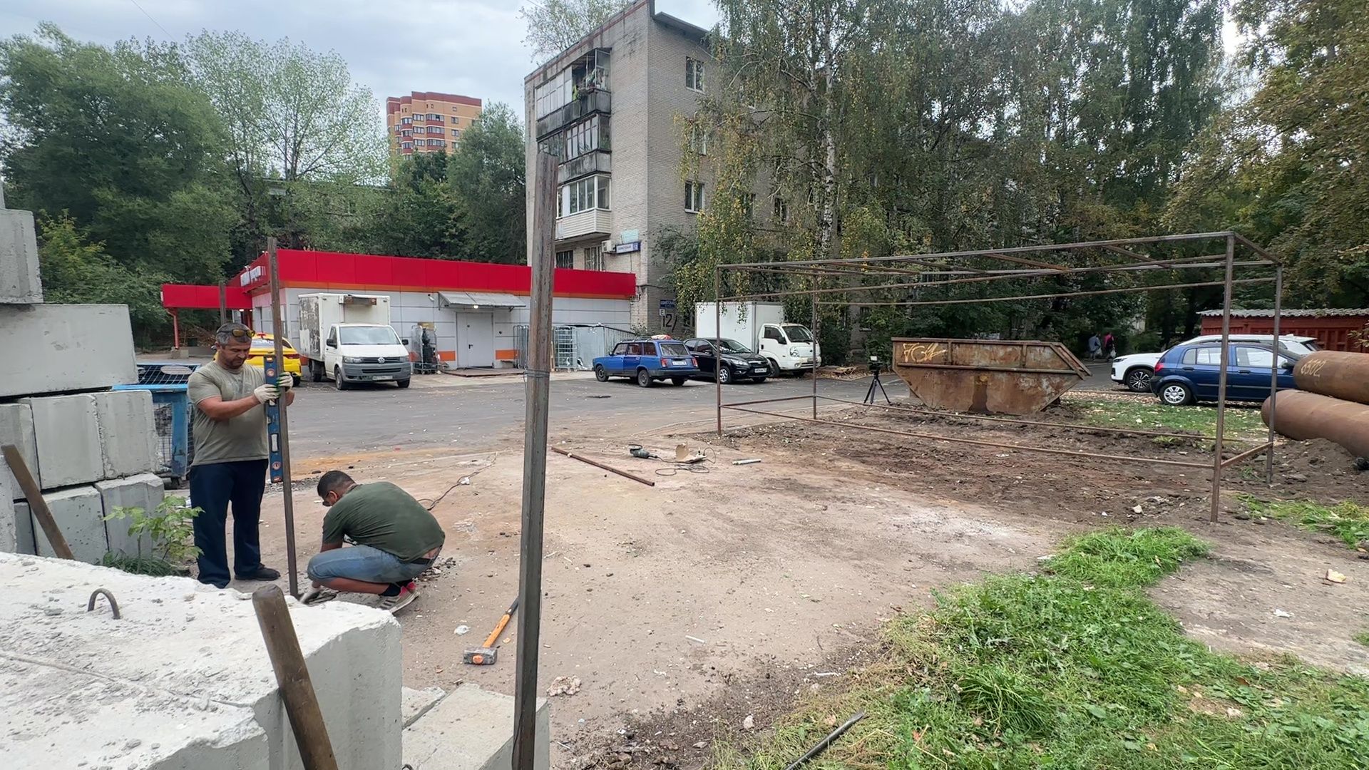 Реутов, контейнерные площадки, единый стиль, мусор, мусорные контейнеры,