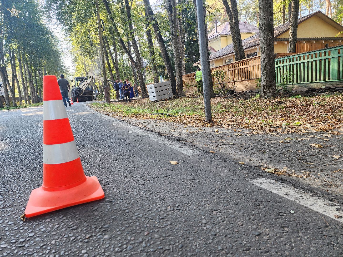 Дубна, Ремонт тротуара, Дорожные работы,