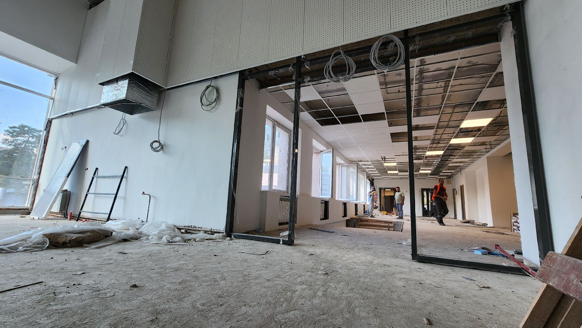 реконструкция, дк протон, протвино, ремонт, дом культуры,