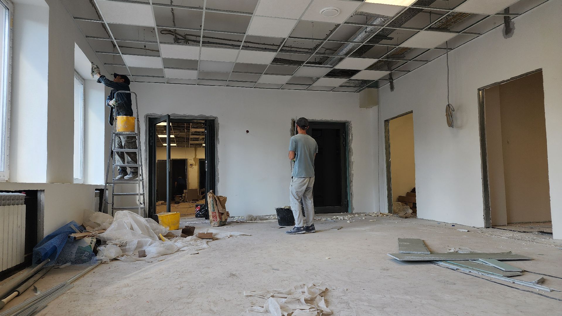 реконструкция, дк протон, протвино, ремонт, дом культуры,