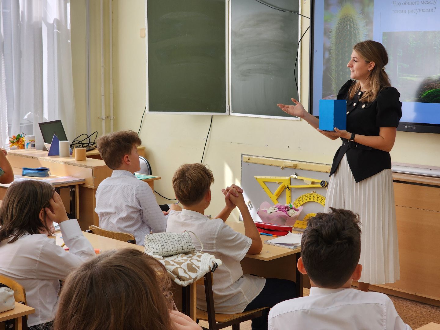 Чехов, школа 3, новый учитель, преподаватель математики, Анастасия Гроза, биография, целевое обучение, целевое направление, глава округа михаил собакин, меры поддержки, помощь молодым педагогам,