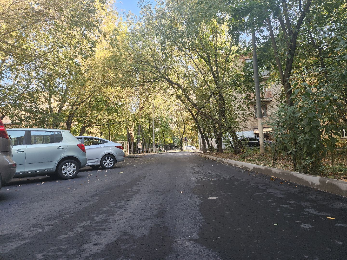 Благоустройство, придомовая территория, замена асфальта во дворе,