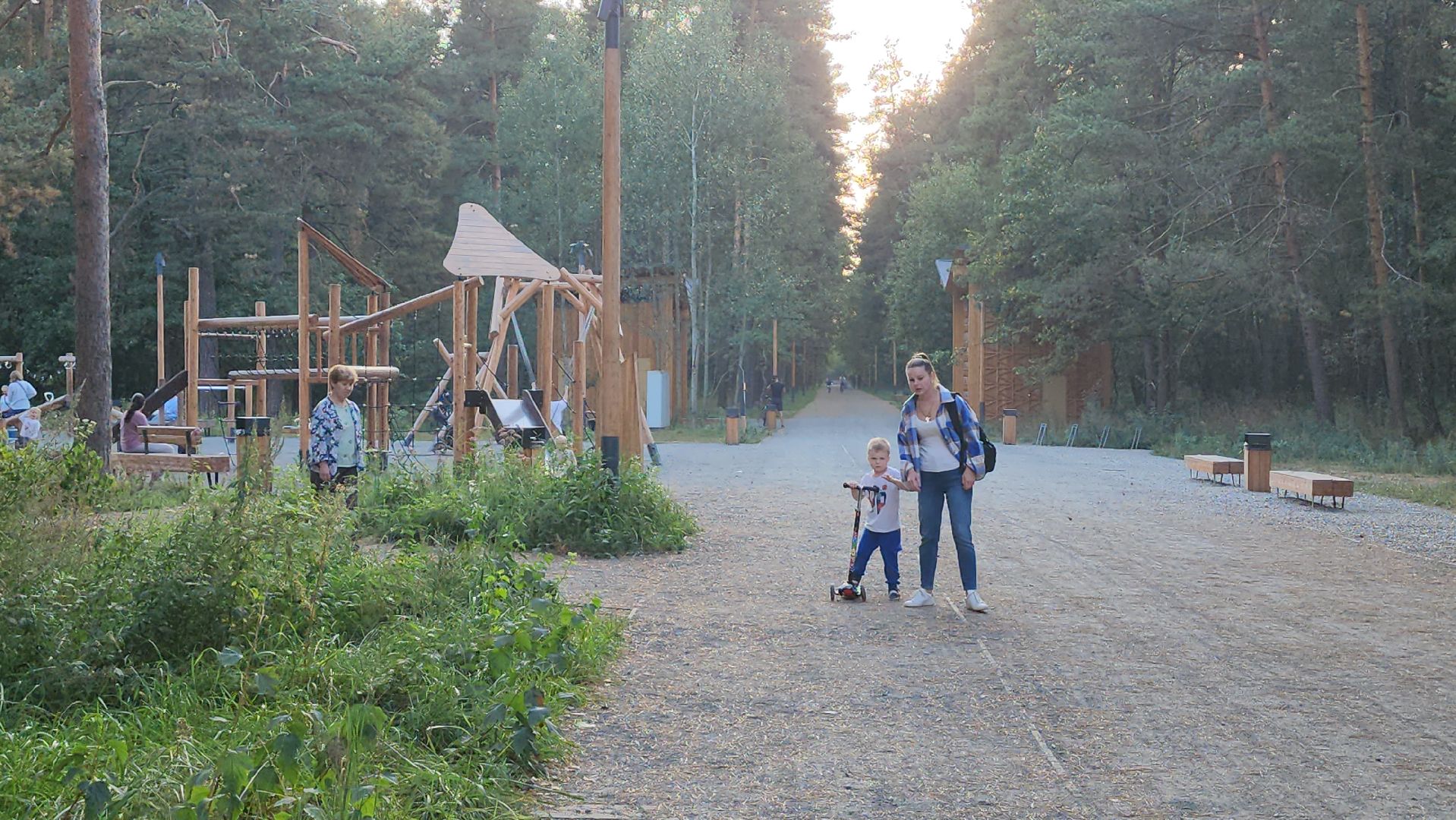 люберцы, парк Лесная опушка, жители,