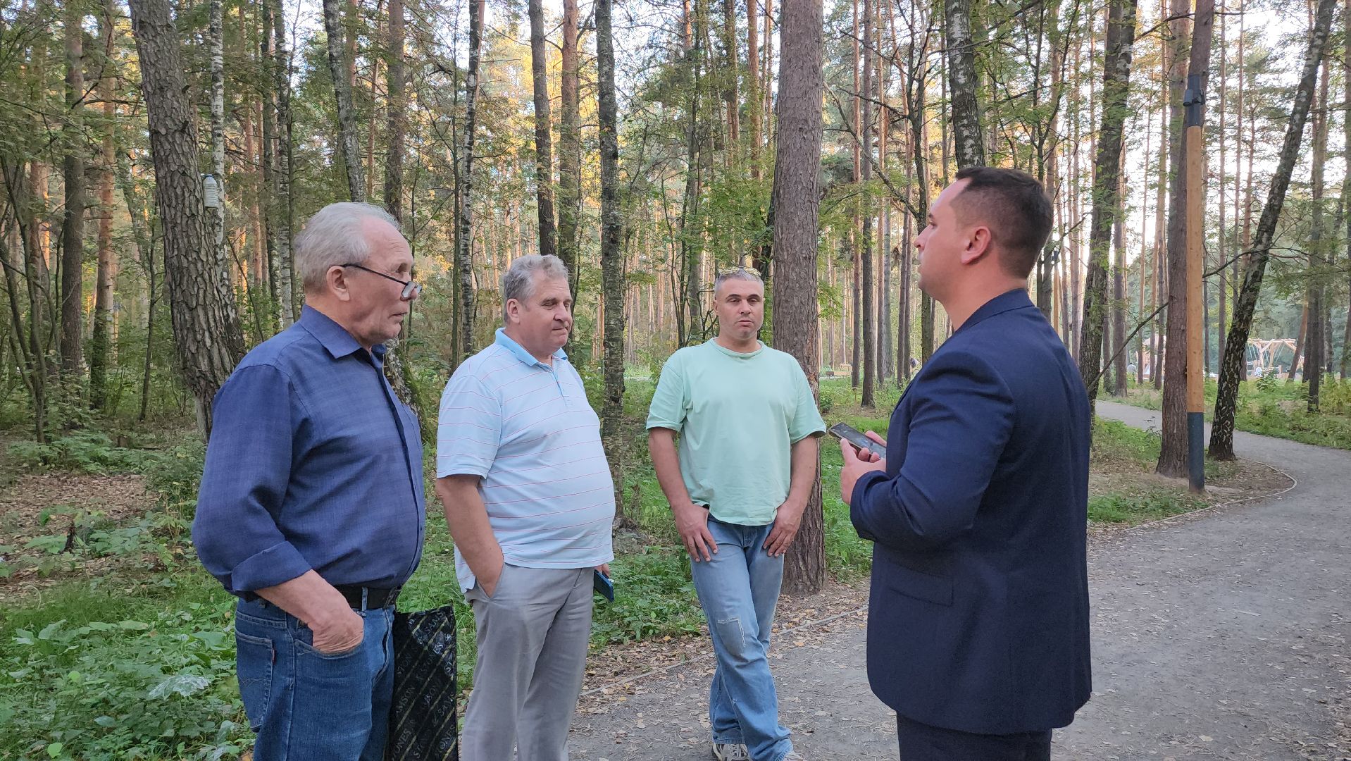 люберцы, парк Лесная опушка, жители,