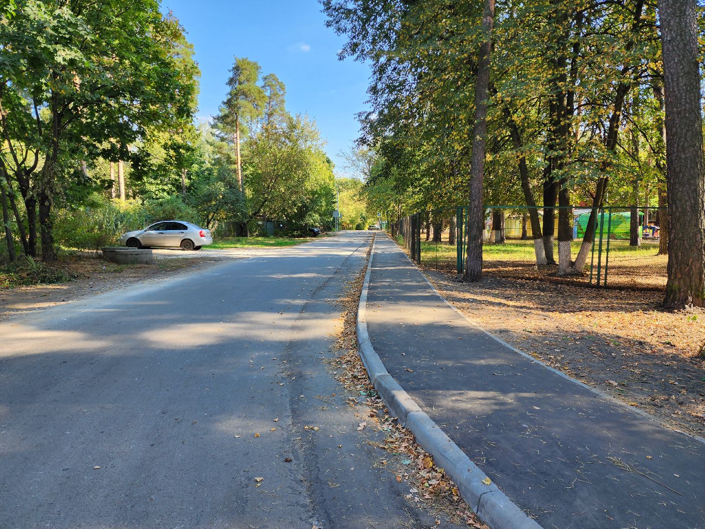 раменское, дороги, пешеходный путь от детского сада к школе,