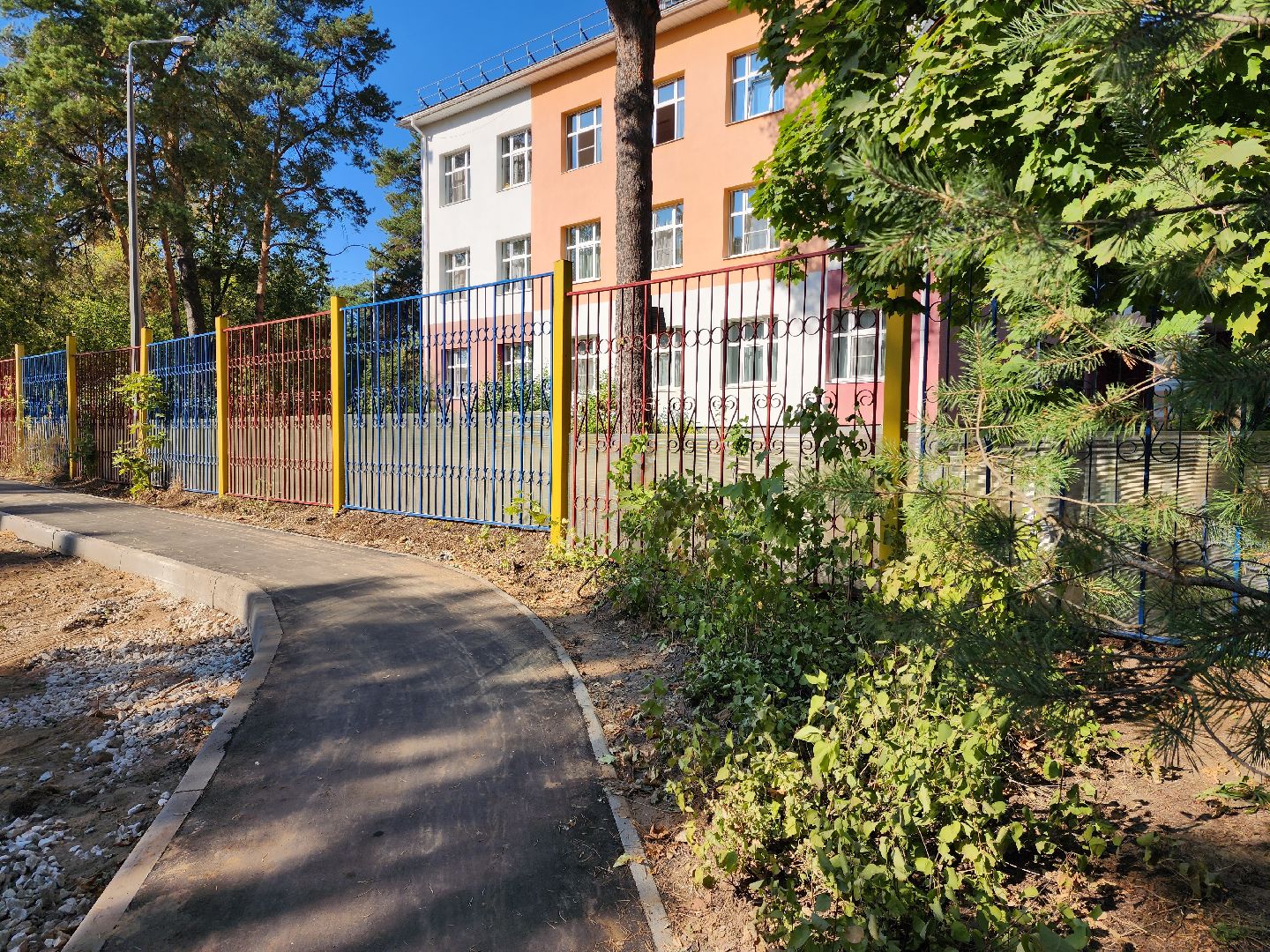 раменское, дороги, пешеходный путь от детского сада к школе,