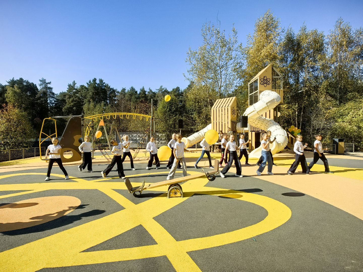 детская площадка, безопасное покрытие, игровое пространство, благоустровйство,