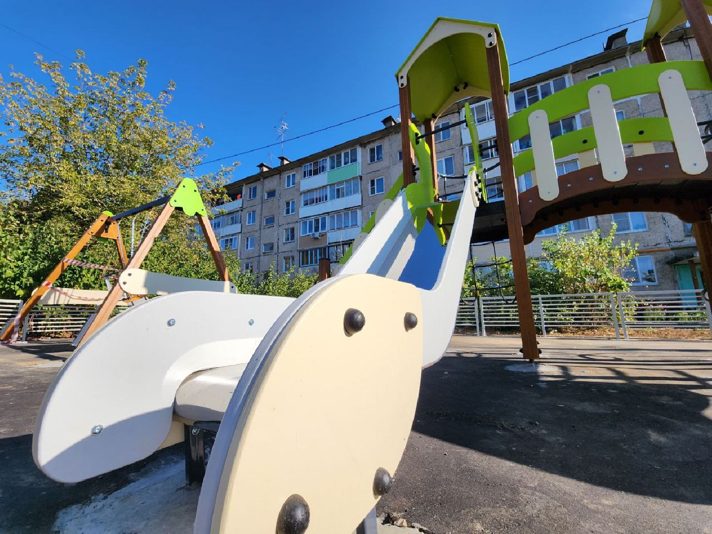 можайск, можайский городской округ, подмосковье, детские площадки, модернизация детских площадок, наше подмосковье, обновление игровых комплексов, губернаторская программа,