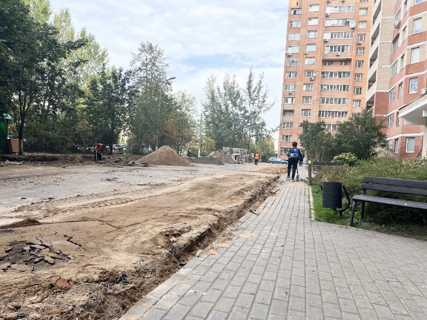 Балашиха, Подмосковье, Ремонт дворов, благоустройство дворов в подмосковье, модернизация детских игровых площадок,