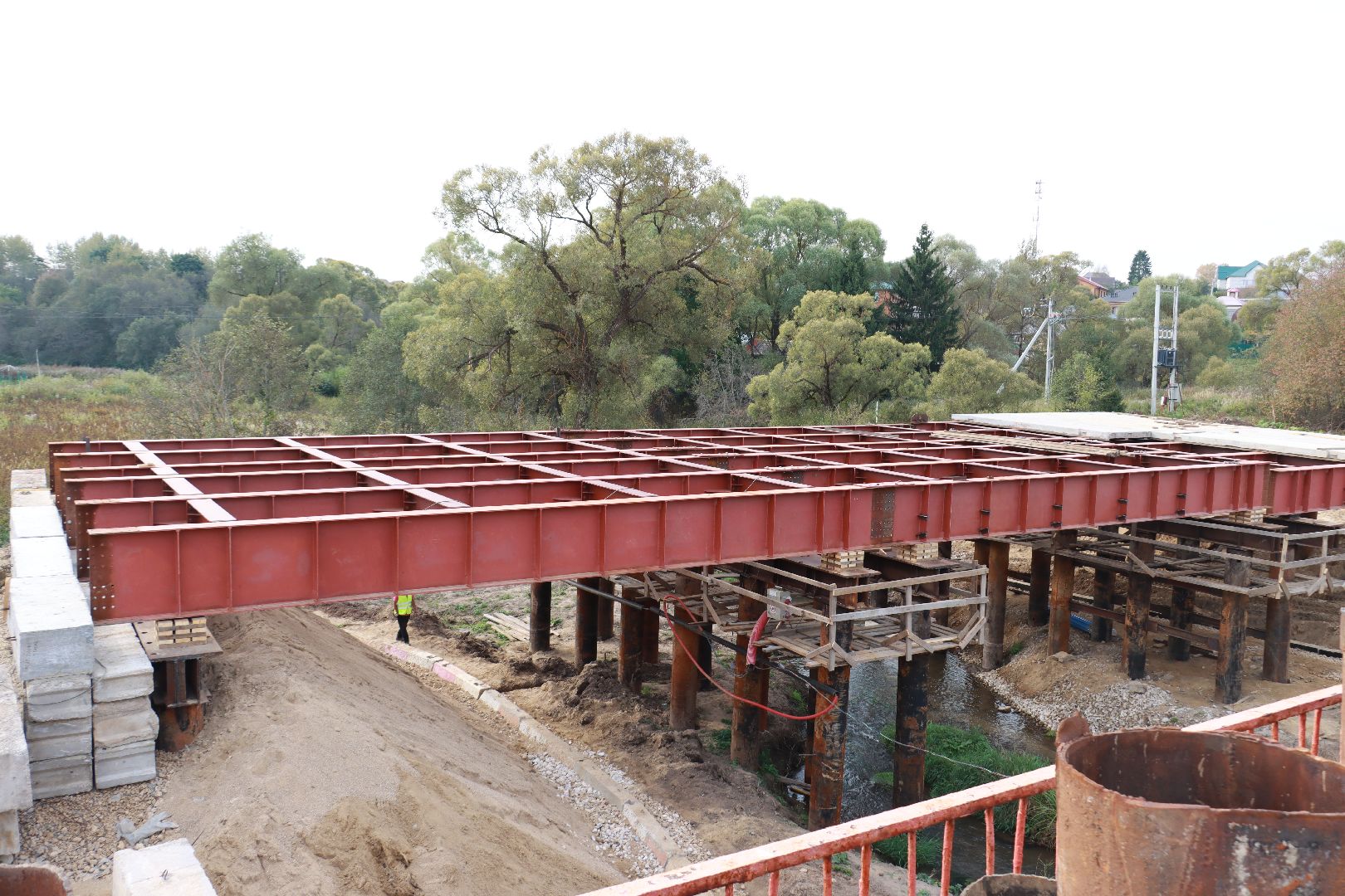 дороги, ремонт моста,