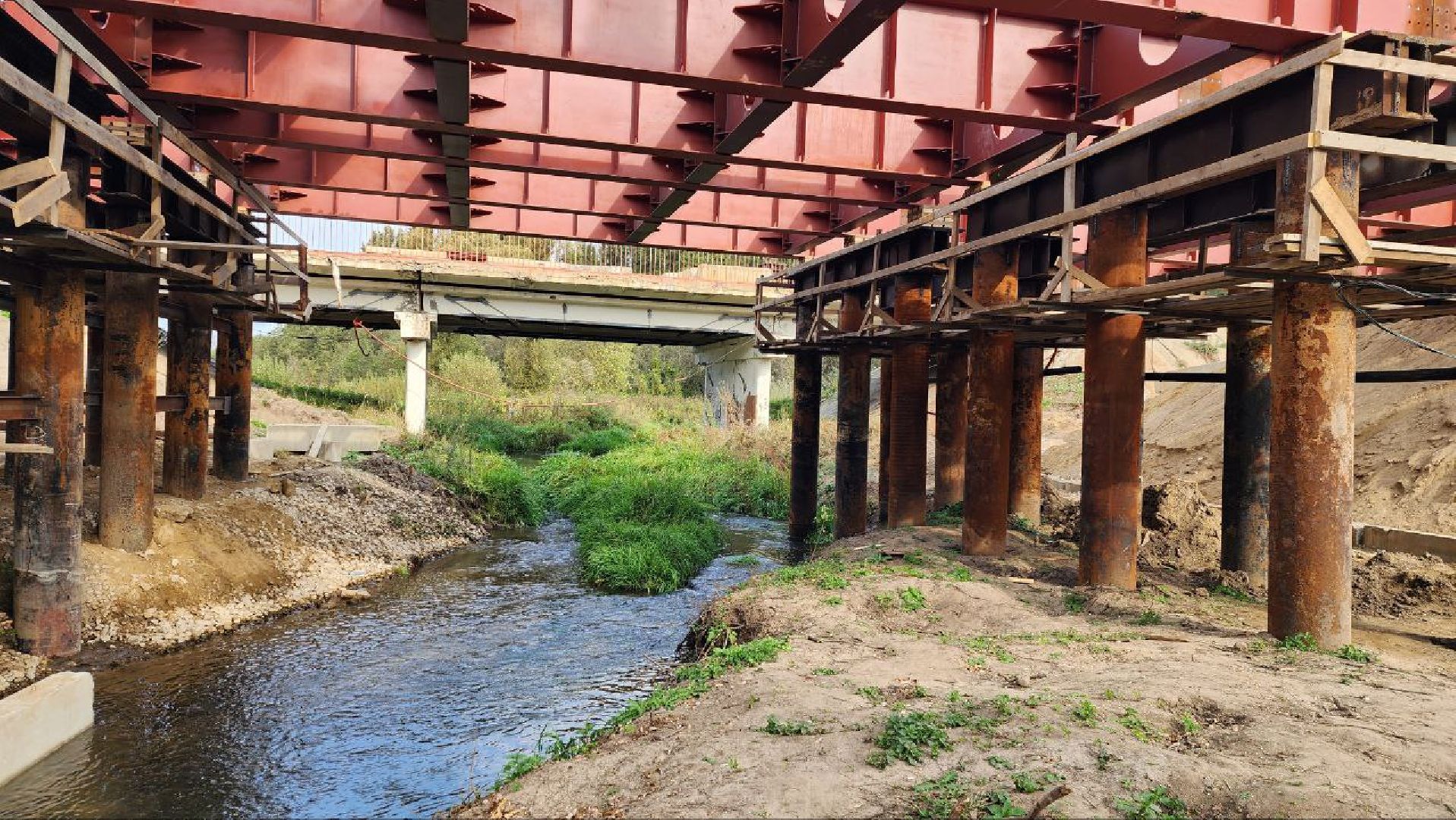 дороги, ремонт моста,