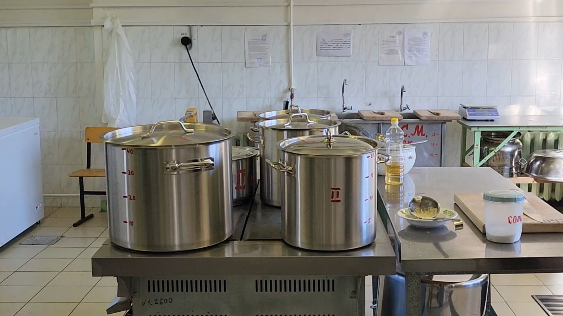 Раменское, Село Никитское, Никитская школа, Питание в никитской школе,