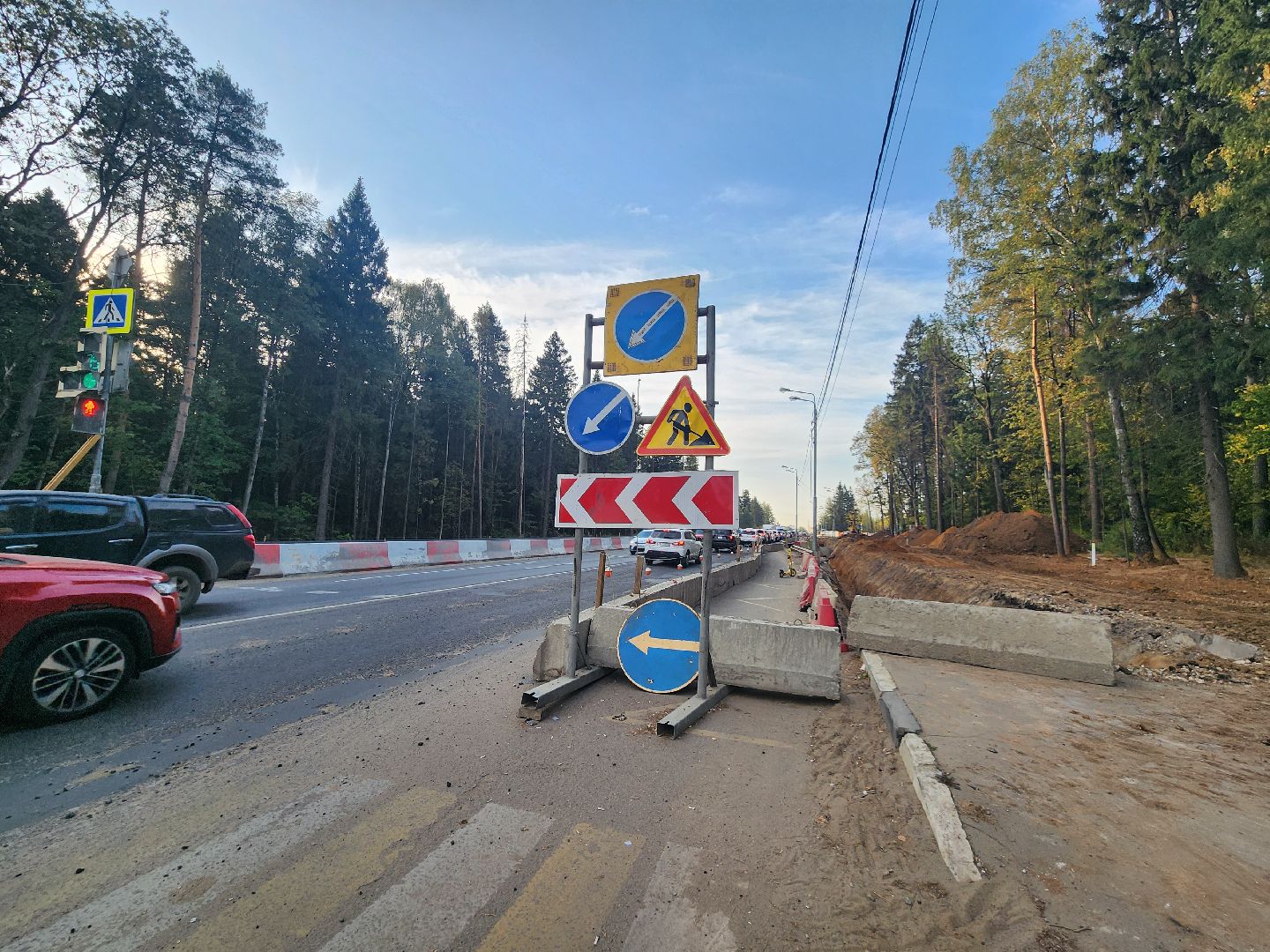 пироговское шоссе, реконструкция шоссе,