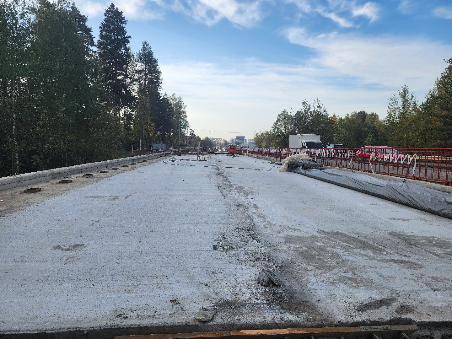 пироговское шоссе, реконструкция шоссе,