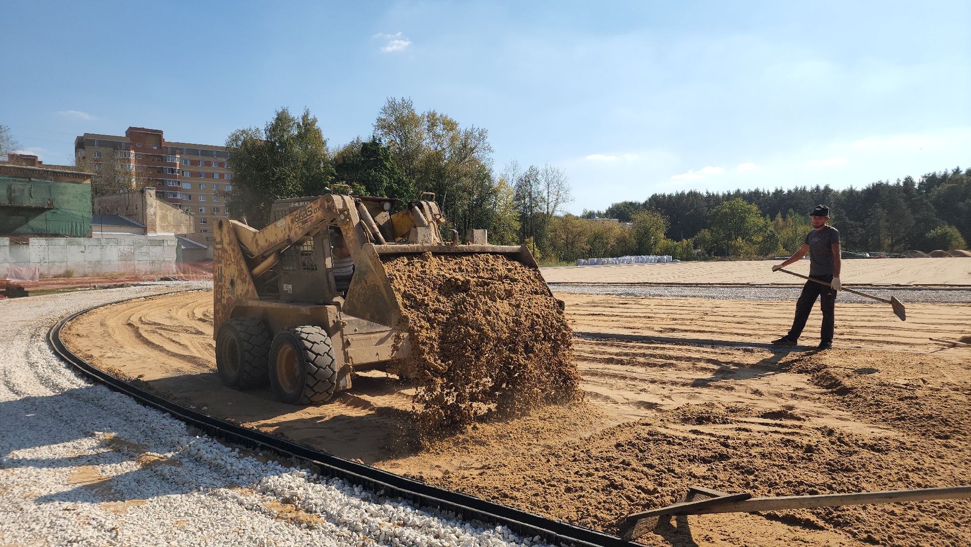 строительство, спорт, стадион, Лосино-Петровский,