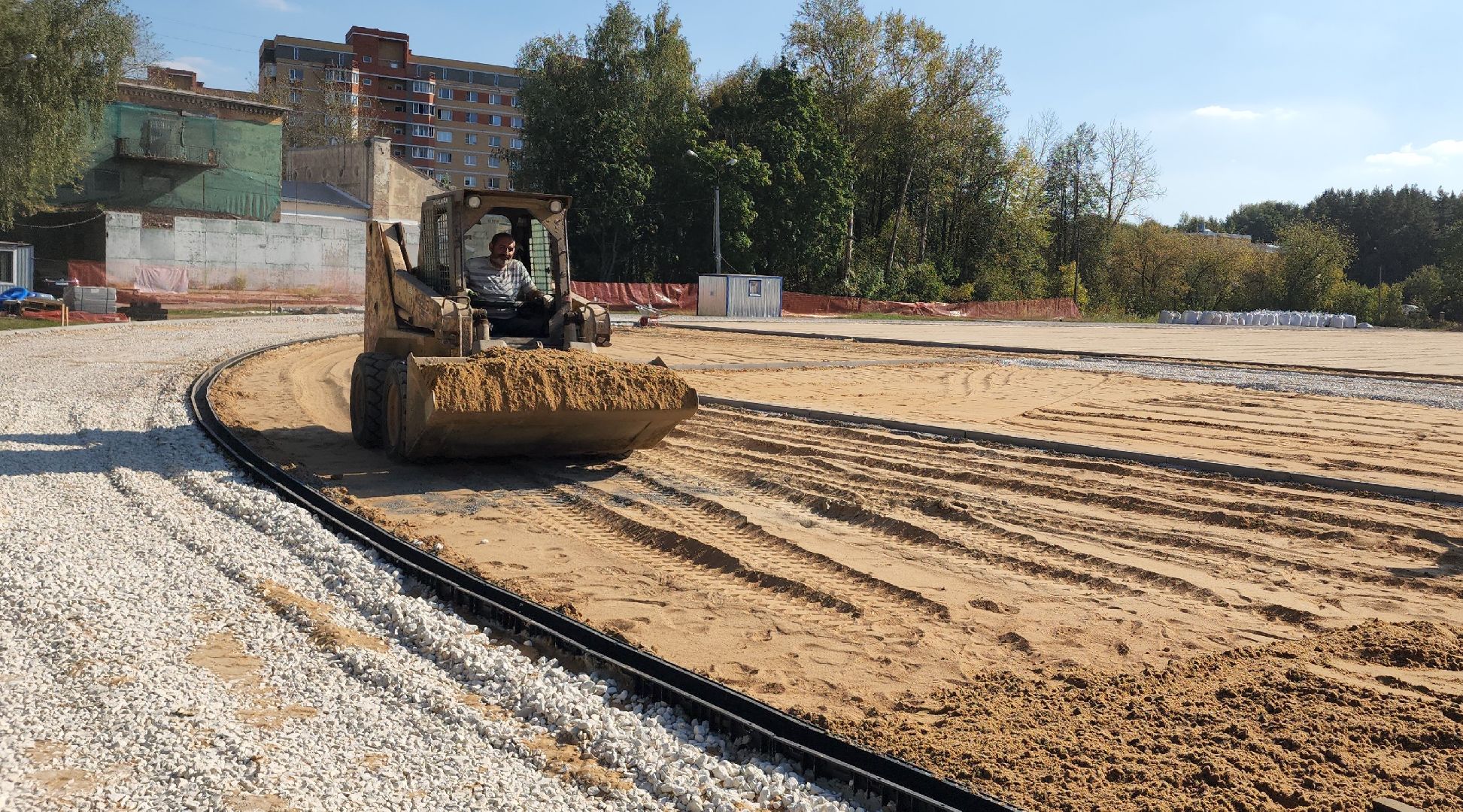 строительство, спорт, стадион, Лосино-Петровский,