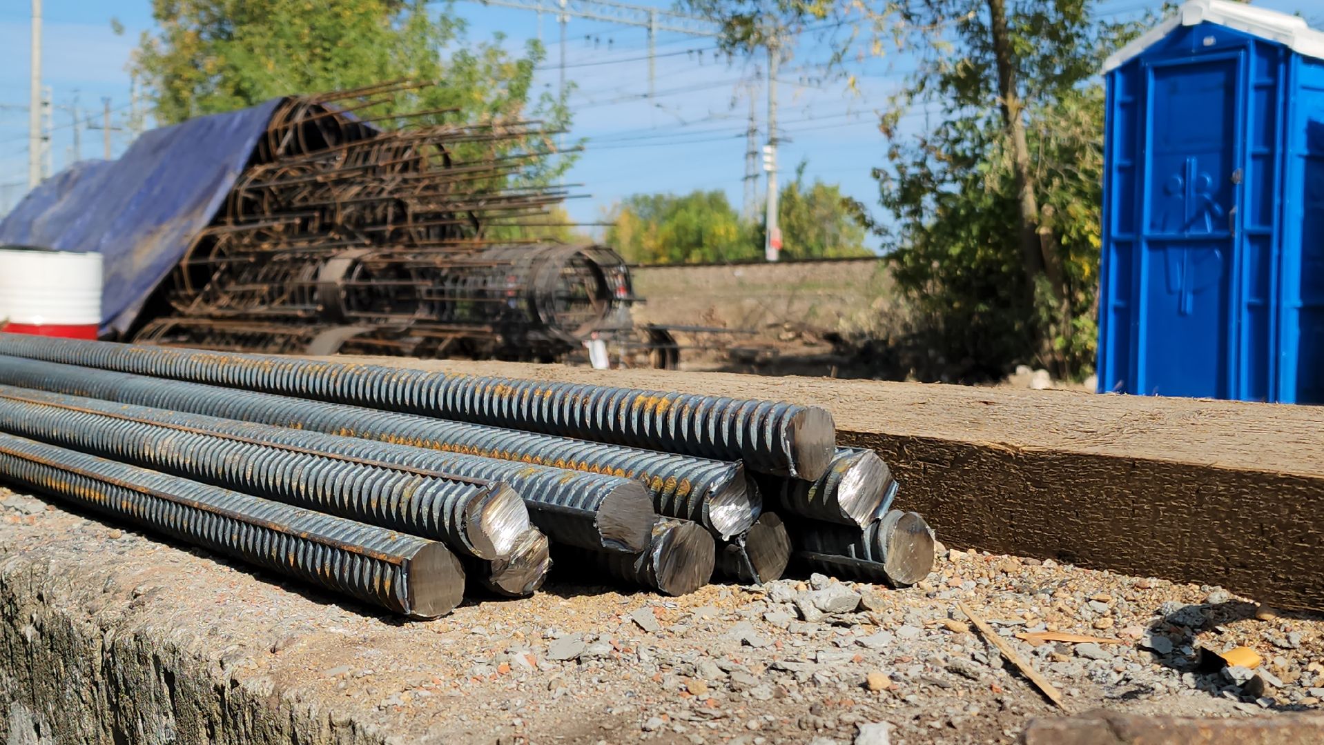 Переход через ЖД, Лобня, Строительство,