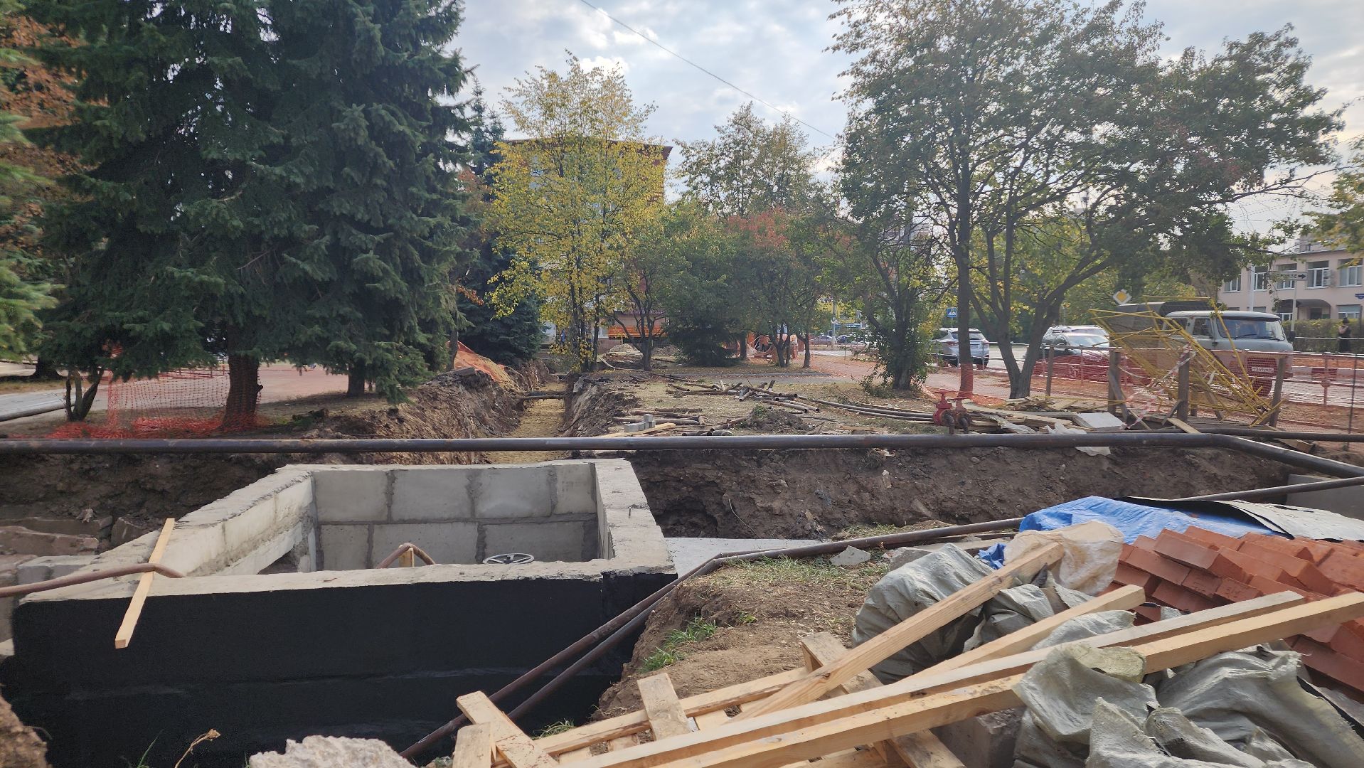 ступино, благоустройство 2024, ремонт теплотрассы,