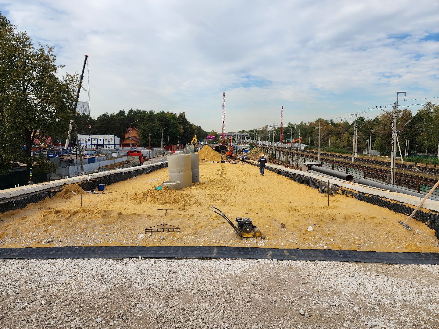 раменское, строительство, путепровод быково,