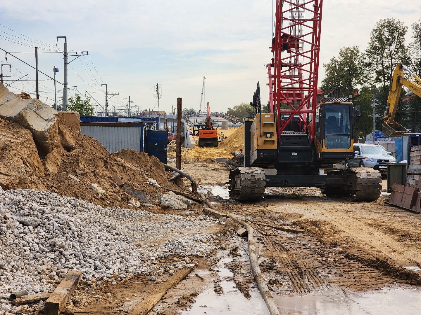 раменское, строительство, путепровод быково,