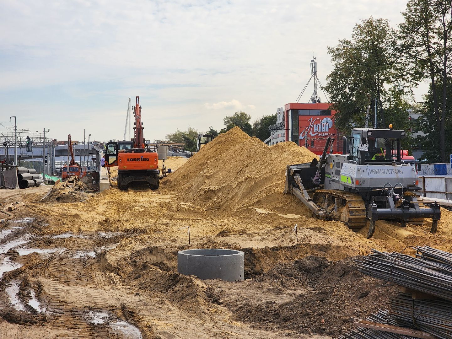 раменское, строительство, путепровод быково,