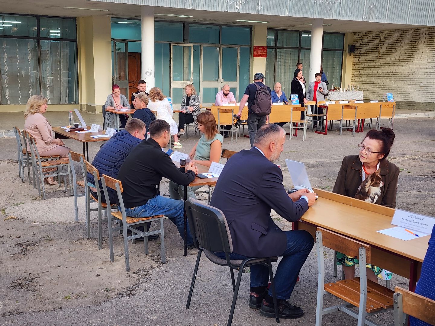 Чехов, деревня Алексеевка, поселок Чернецкое, выездная администрация, встреча с жителями, обращения жителей, благоустройство, улица Победы,
