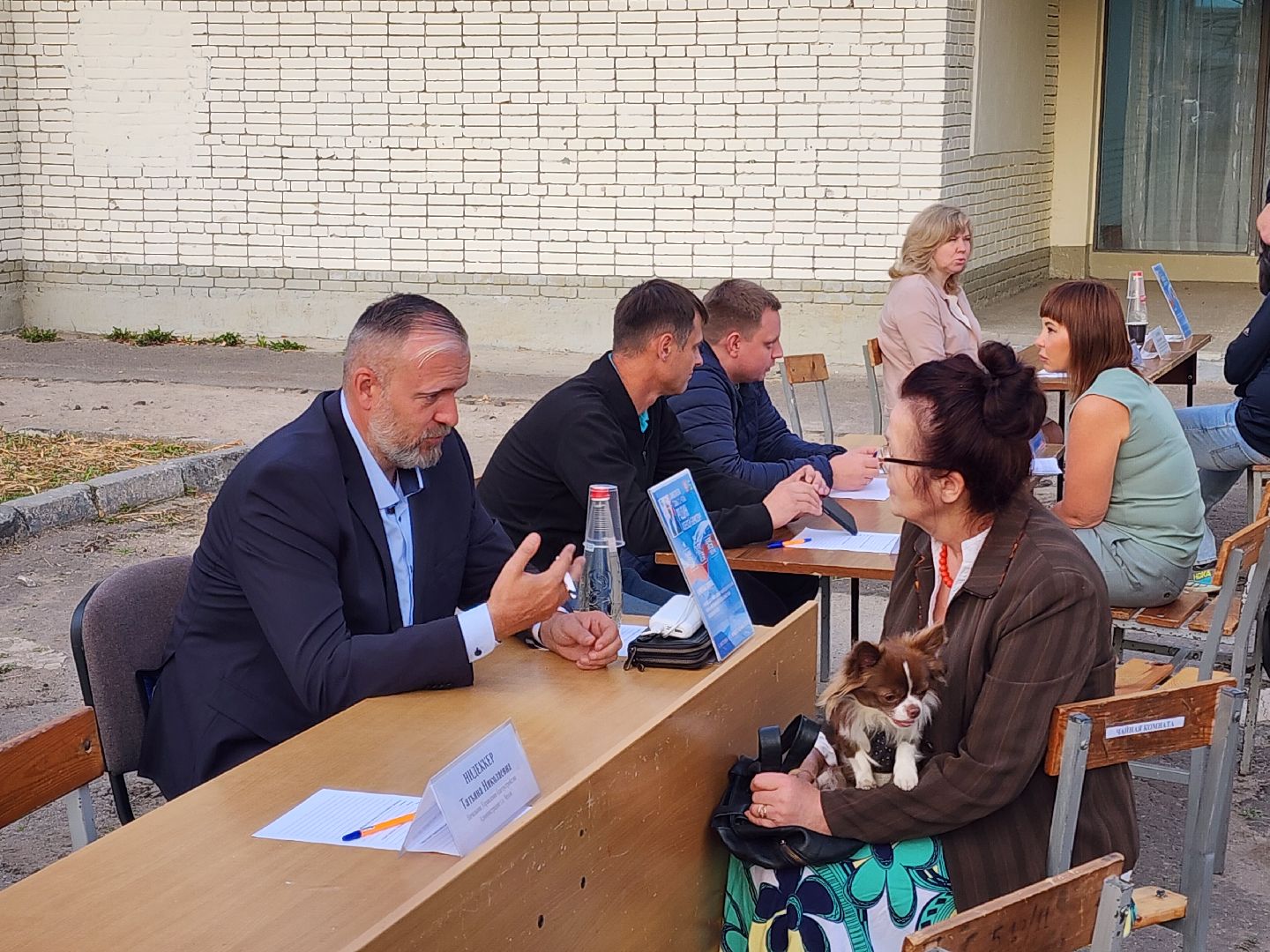 Чехов, деревня Алексеевка, поселок Чернецкое, выездная администрация, встреча с жителями, обращения жителей, благоустройство, улица Победы,