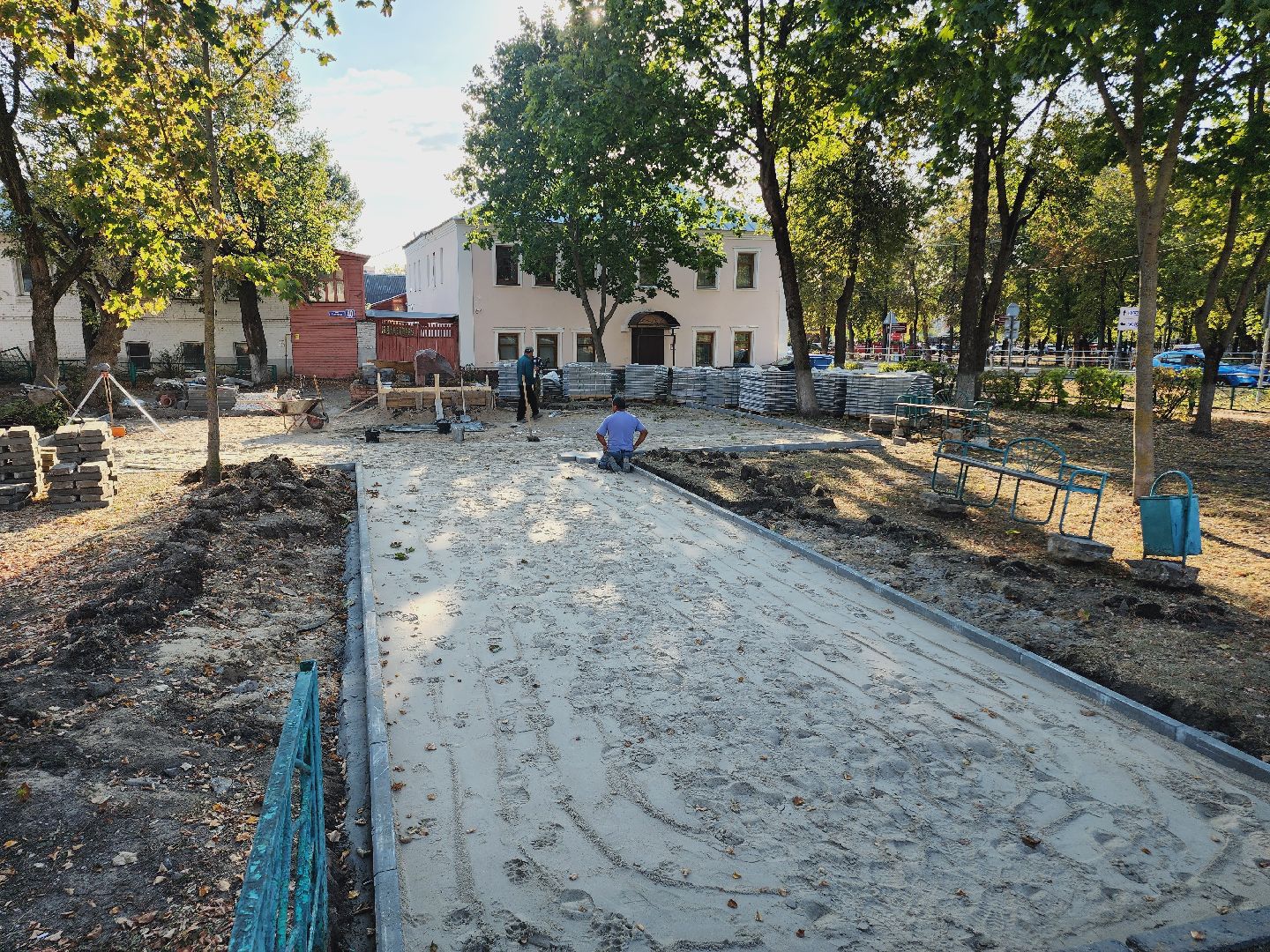 Егорьевск, Благоустройство, Подмосковье, Московская область, сквер,