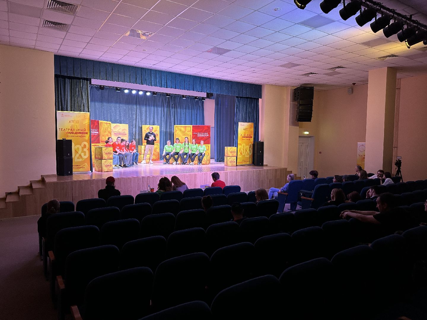 Реутов, Театральный поединок, школьный театр, Московский губернский театр, конкурс, баттл, импровизация