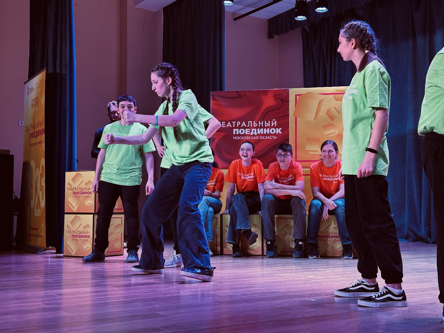 Реутов, Театральный поединок, школьный театр, Московский губернский театр, конкурс, баттл, импровизация