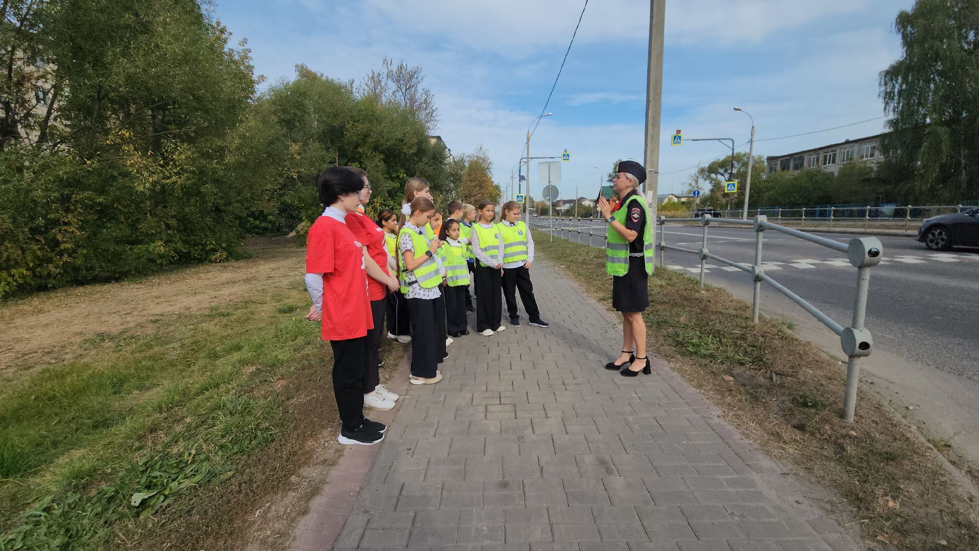 егорьевск, дети, урок, беседа, экскурсии, безопасность, дорожное движение,