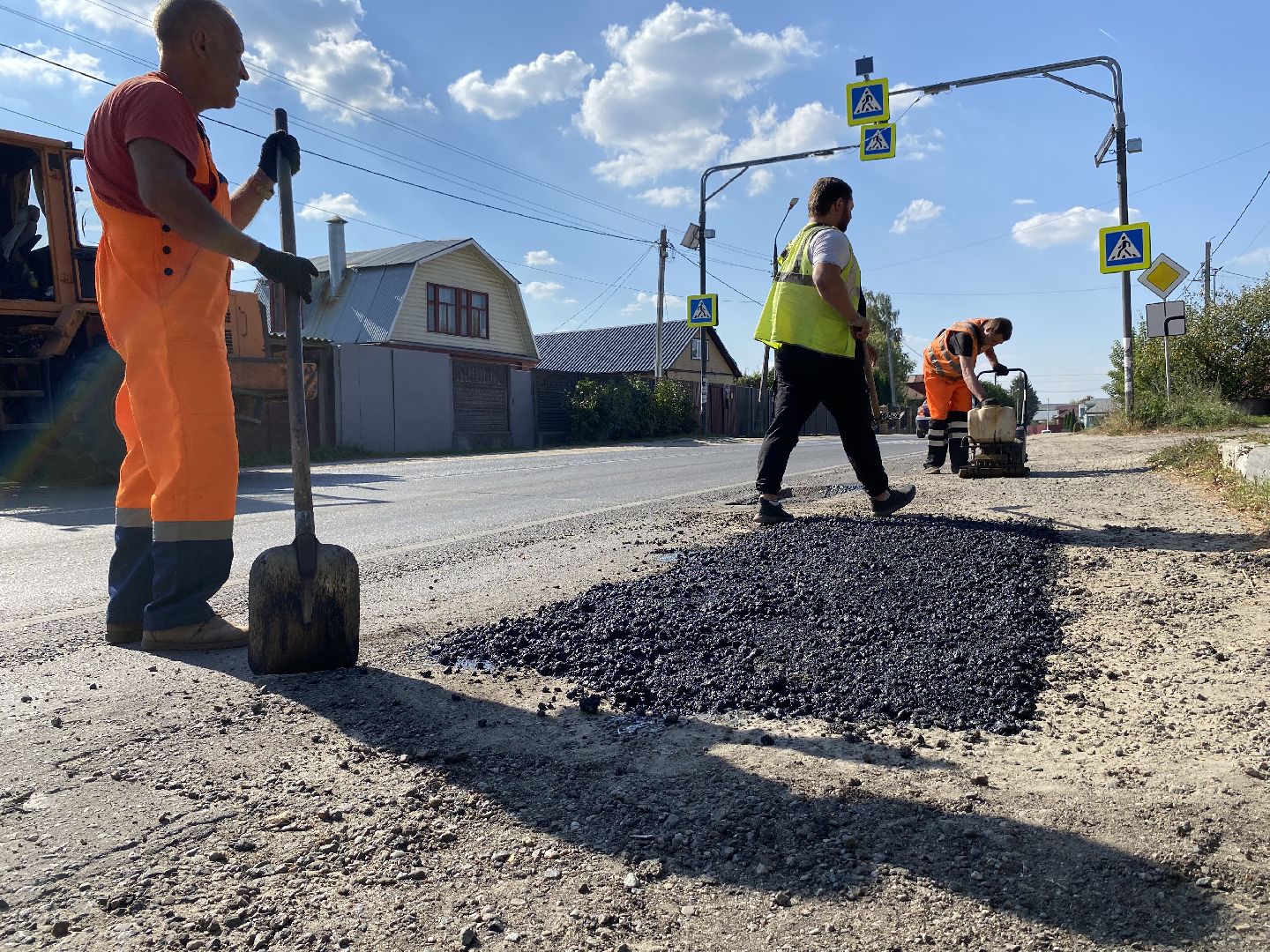 Коломна, Дороги, ямочный ремонт,