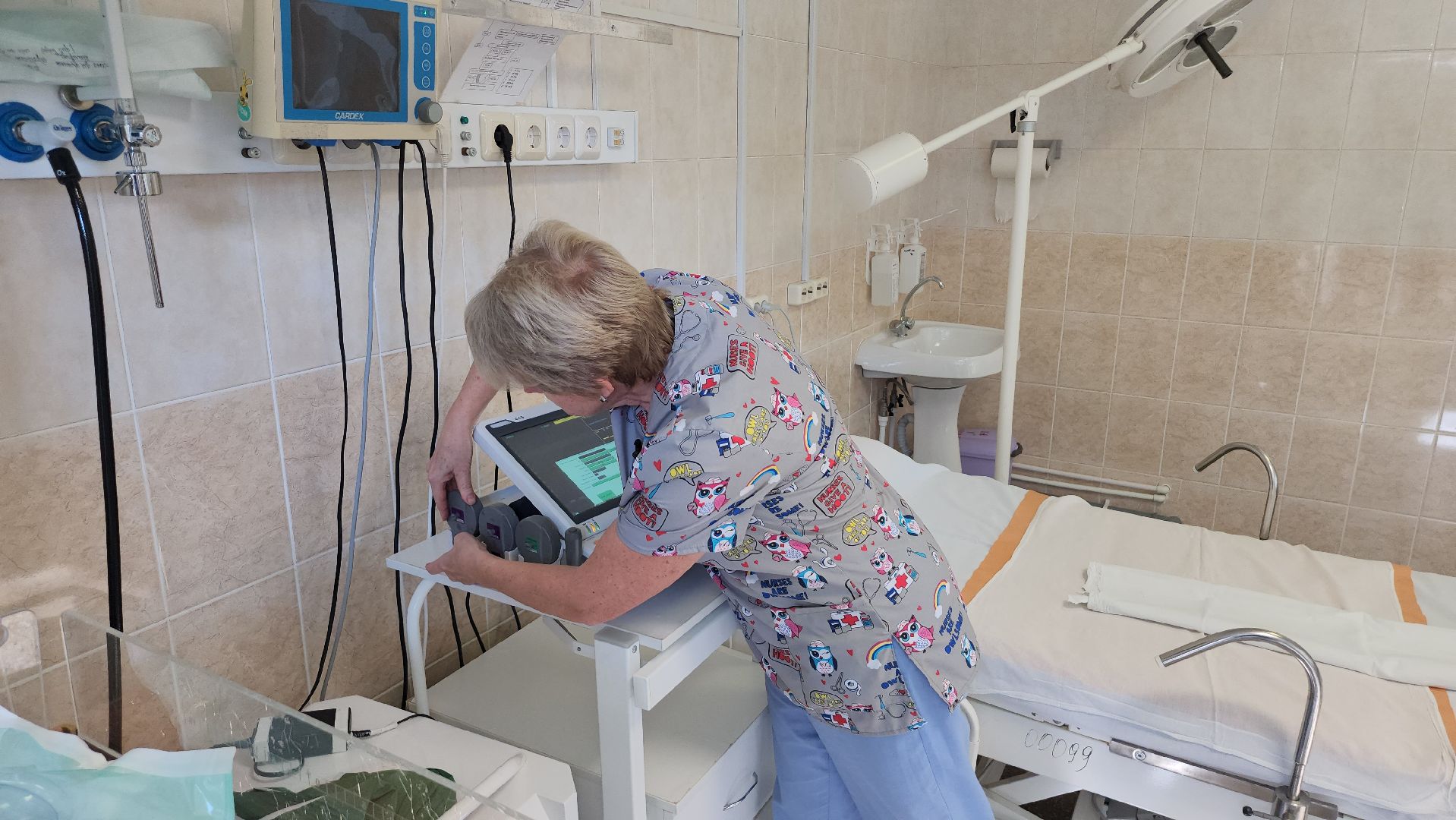 серпухов, серпуховский роддом, новое медицинское оборудование, фетальный монитор, здравоохранение,