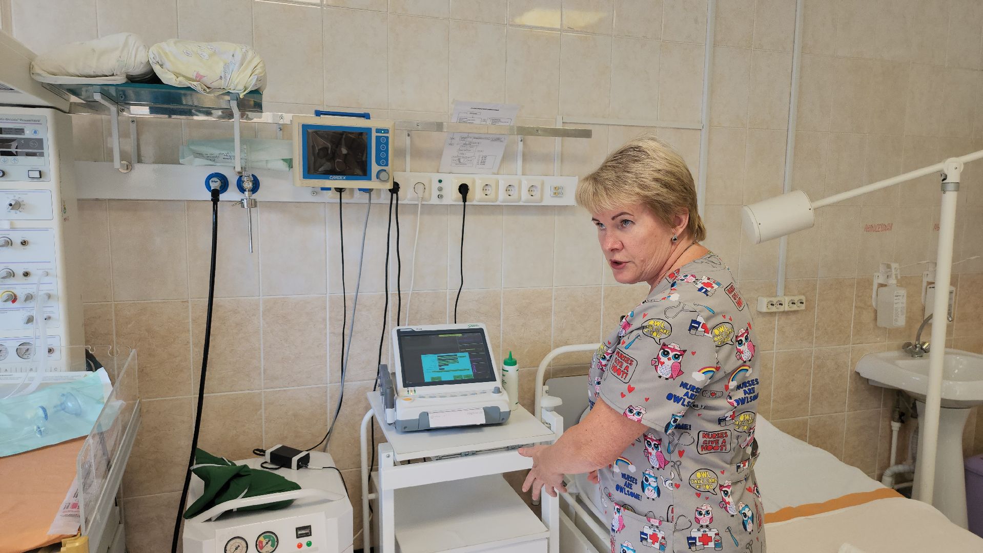 серпухов, серпуховский роддом, новое медицинское оборудование, фетальный монитор, здравоохранение,