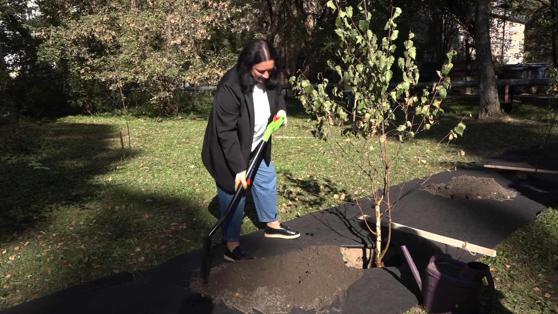 акция посадка деревьев, озеленение Власихи, День в лесу сохраним лес вместе, посади свое дерево, березовая роща Власиха,