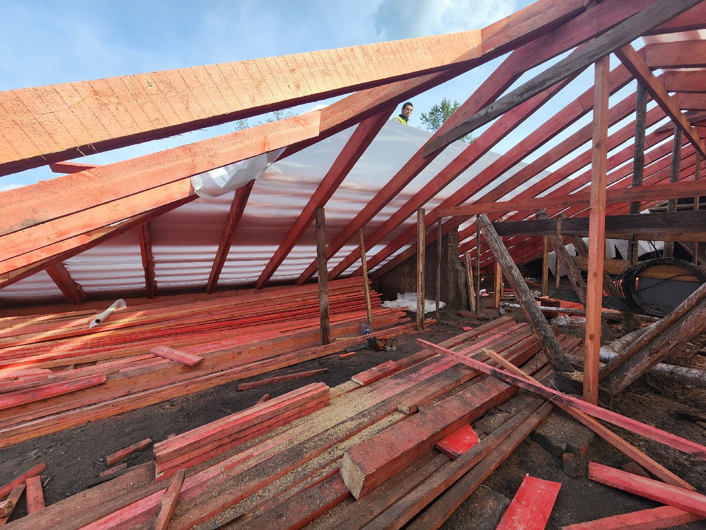 волоколамск, Гряды, капитальный ремонт крыши,