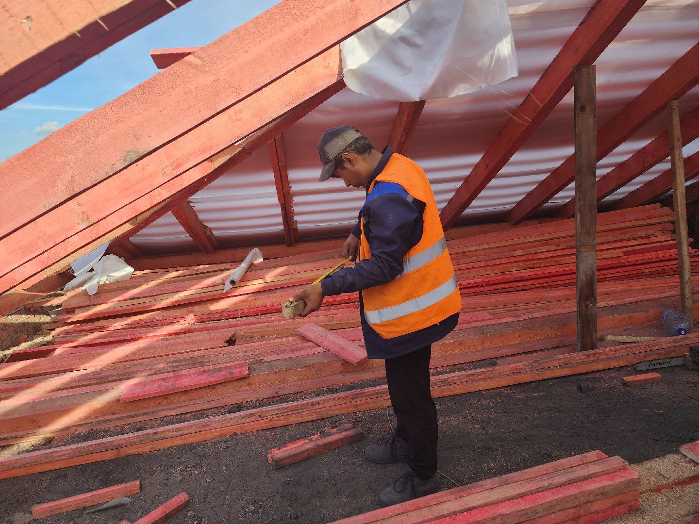 волоколамск, Гряды, капитальный ремонт крыши,