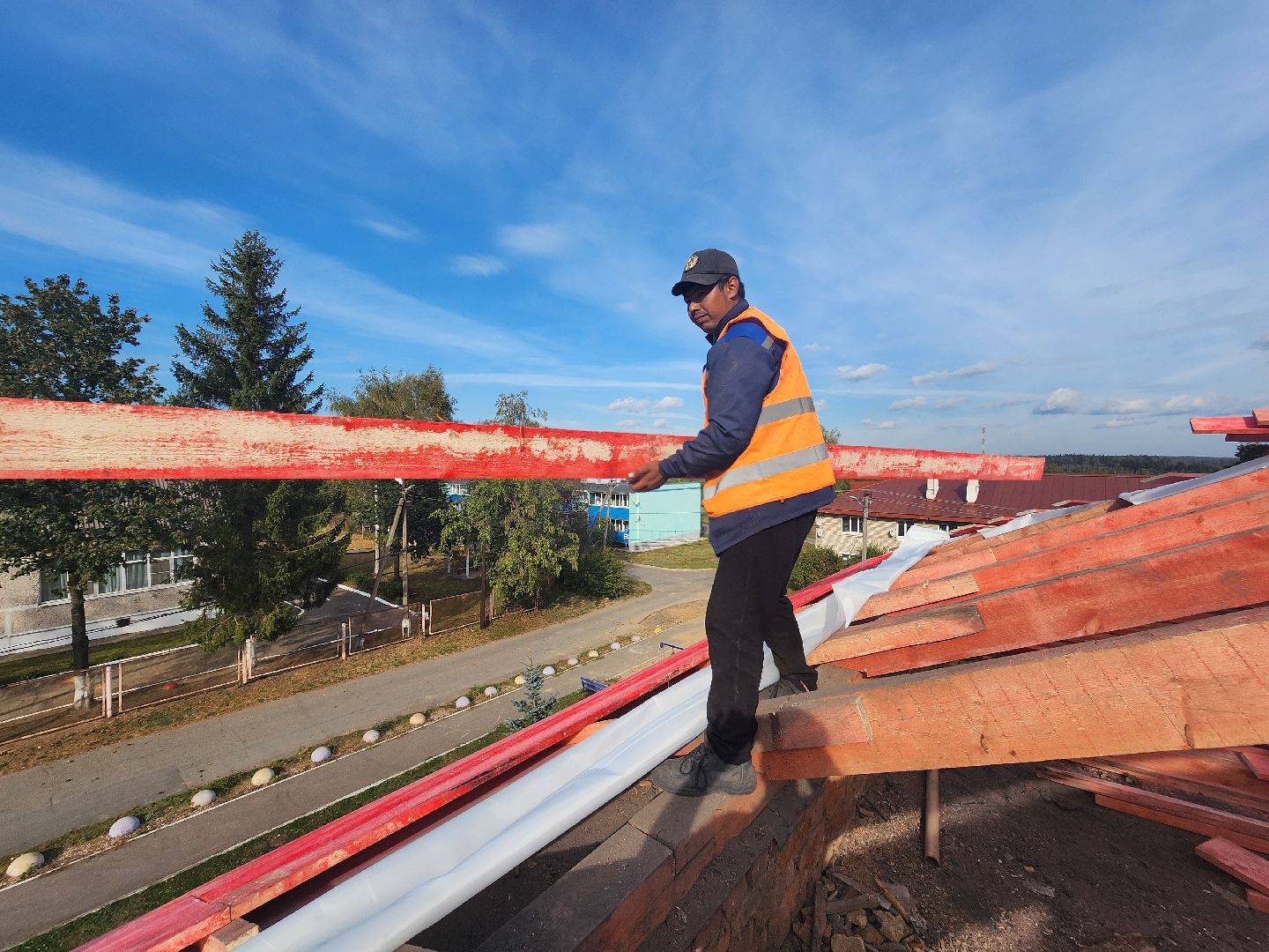 волоколамск, Гряды, капитальный ремонт крыши,