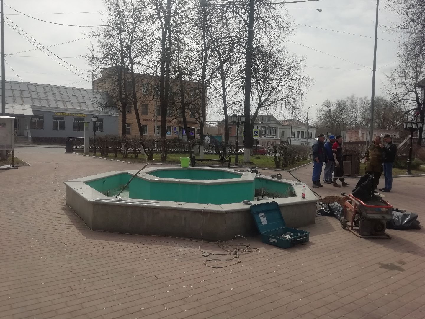 Звенигород, благоустройство, фонтаны, пешие прогулки, Звенигородская ремонтно-эксплуатационная служба, капитальный ремонт, текущий ремонт