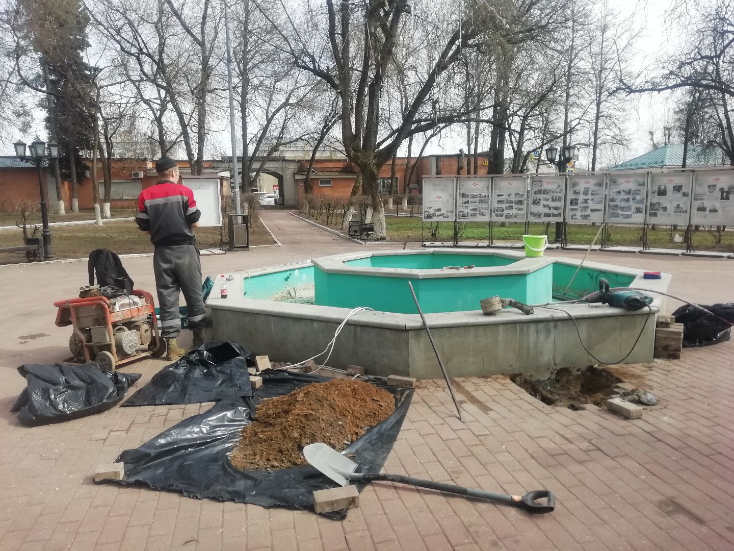 Звенигород, благоустройство, фонтаны, пешие прогулки, Звенигородская ремонтно-эксплуатационная служба, капитальный ремонт, текущий ремонт